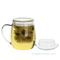 हैंडल के साथ हस्तनिर्मित शॉट ग्लास चाय कप